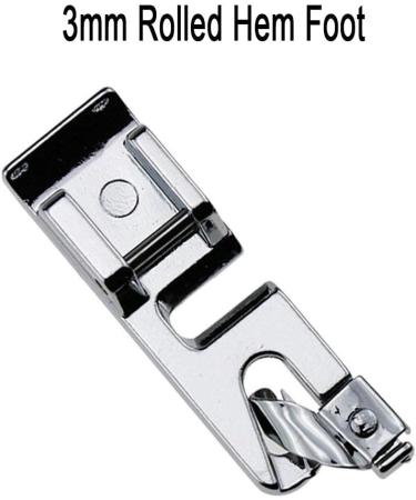 3Pcs Narrow Rolled Hem Sewing Machine Presser Foot Set (3mm, 4mm, 6mm) - Compatible with Singer, Brother, Babylock, Janome, and More - Buy Online on GoSupps.com