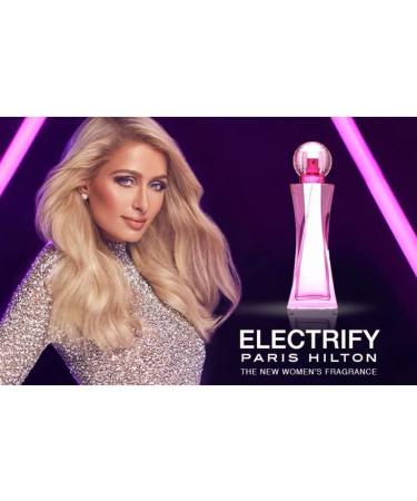 Paris Hilton Electrify Eau de Parfum 1.3 oz Fresh ozone scarlet apple cyclamen Mandarin oil 1.3 Fl Oz (Pack of 1) - Buy Online on GoSupps.com