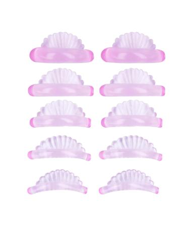 Eyelash Perm Rods - Lashes Makeup Tools Seashells Design | Silicone Eyelash Perming Curler Lash Lifting Pads Eyelash Perming Curler Shield Pads Self-Adhesive