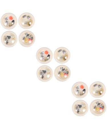 Beavorty 12 Boxes halloween manicure halloween makeup halloween make up Nail decorations for Halloween DIY Halloween nail decorations gemstones for nails nail art gems punk nail charms flat