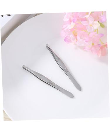minkissy Eyebrow Clip Slant Tip Eyebrow Tweezer Eyebrow Eyebrow Removal Tool A011 Flat - Buy Online on GoSupps.com