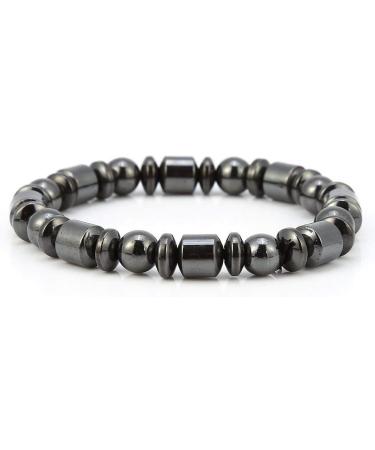 Magnetic Therapy Bracelets for Weight Loss | Health Care Magnetic Bands for Men & Women - Stylish Black Stone Gift - Buy Online on GoSupps.com