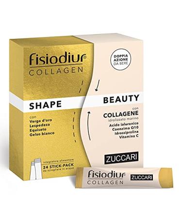ZUCCARI - FISIODIUR Collagen Shape & Beauty 24 stick-pack da 5g - Doppia Azione da bere