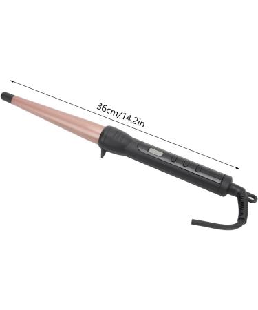 Hair Wand Ceramic Curling Wand Professional Hair Curler Wand Curling Iron Electric LCD Hair Curling Wand Rod Cone for Women(US plug) - Buy Online on GoSupps.com