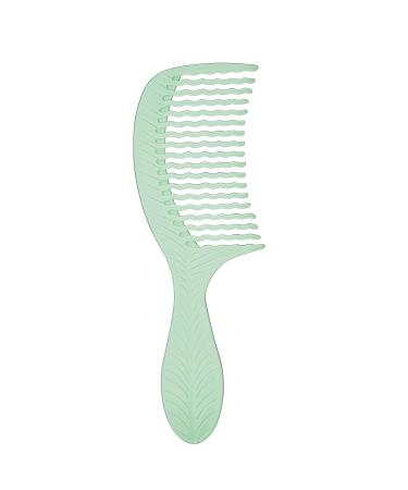 Wet Brush Go Green Tea Tree Oil Wide Tooth Comb - Gentle Hair Detangler with WaveTooth Design - No Split Ends, No Damage - 1 Count - Buy Online on GoSupps.com