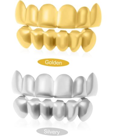 Stobok Hip-Hop Gold Trousers & Grill Cosplay Jewelry | Trendy European & American Accessories for Ultimate Style - Buy Online on GoSupps.com