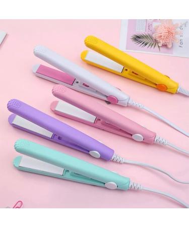 Purple Mini Hair Curler | Werdeny 2 in 1 Ceramic Curler & Straightener for Short & Fine Hair - Buy Online on GoSupps.com