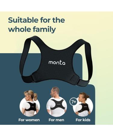 Posture Corrector & Back Brace for Men and Women - Ultimate Support Straps for Improved Posture - Breathable and Comfortable Shoulder and Neck Brace - Buy Online on GoSupps.com