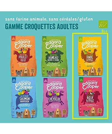 Edgard & Cooper Dog Food (Organic Beef & Chicken 7kg) Grain Free Fresh Meat & Quality Protein Real Ingredients for Dogs Hypoallergenic No Added Sugars - Buy Online on GoSupps.com