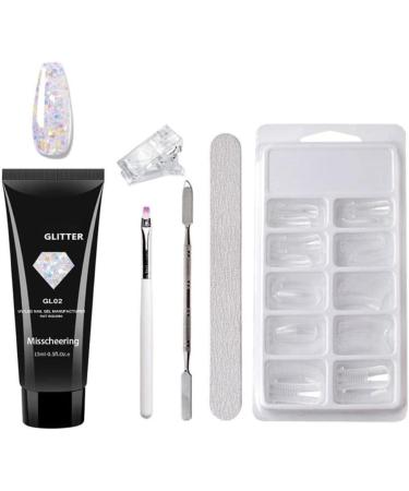 UIKEEYUIS Nail Extension Gel Set Professional Polish Kit Convenient Handheld Manicure Tools Beginners Children Makup Supplies Type1 - Buy Online on GoSupps.com