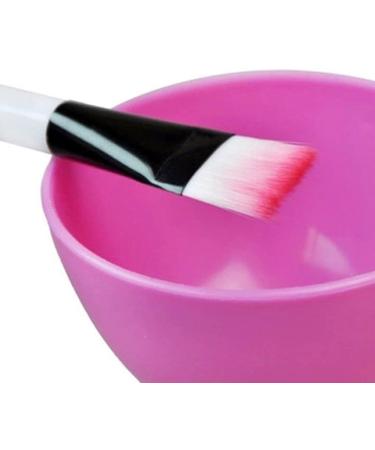 Facial DIY Mask Bowl Brush Spoon Tools Set - Eco-Friendly Skin Care Mixing Kit in Random Colors - Buy Online on GoSupps.com