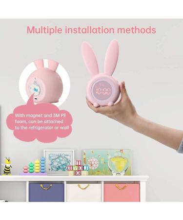 Buy Baby Rabbit Alarm Clock - Pink Light & Sound Wake Up Lamp for Kids | Best Gift for Children - Buy Online on GoSupps.com