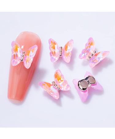 3D Nail Art Rhinestone Crystal AB Butterfly Charms Sparkle Nail Decoration Jewerlry Hand Craft DIY Accessories (MJ03) - Buy Online on GoSupps.com
