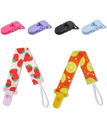 50 Pack Colorful Plastic Baby Pacifier Clips - Durable Hossendrap Dummy Holders for Bibs & DIY - Perfect for Baby Showers & Newborns - Buy Online on GoSupps.com