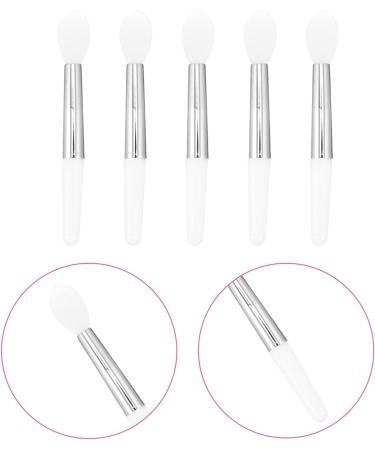 MAGICLULU Silicone Lip Scrubber 12pcs Silicone Lip Brush Lip Wand Cosmetic Lipstick Brush Mini Lipsticks Mini Lip Gloss Lip Plumper Gloss Clear Silicone Applicator Travel Mascara Silica Gel 5x1cm As Shown 3 - Buy Online on GoSupps.com