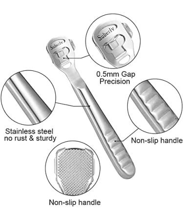 Luoileily Pedicure Foot Rasp & Callus Shaving Kit - 20 Blades Professional Foot Care Scraper for Dead Skin & Hard Skin Remover - Buy Online on GoSupps.com