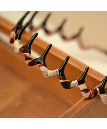 6Pieces Shark Tooth Wrapped Cloth Hairband Bohemia Style Plastic Teeth Comb Hair Hoop for Women Girls Headband Accessory 6 Random Colors - Buy Online on GoSupps.com