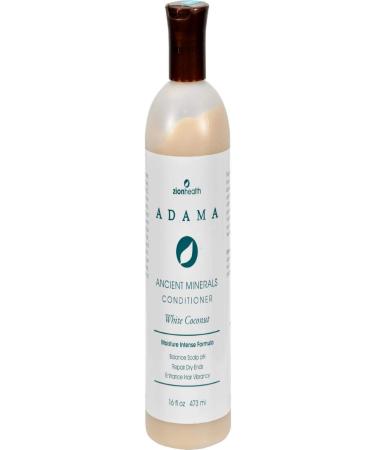 Zion Health Adama Minerals Conditioner White Coconut 16 Fluid Ounce