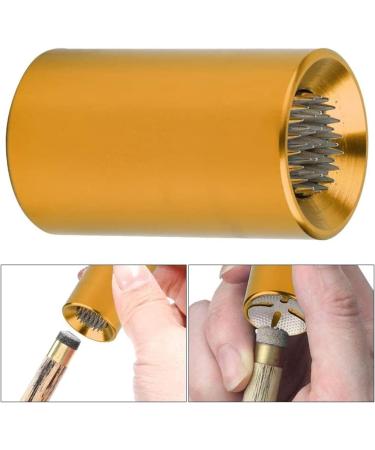 Billiard Tip Shaper & Pool Stick Pick - Aluminum Cue Tip Tool, Golden | Cue Sports Accessory - Buy Online on GoSupps.com