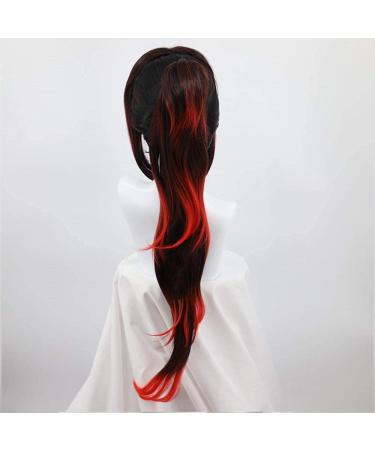 Anime Cosplay Wig for Demon Slayer - Kokushibou Heat Resistant Synthetic Hair for Carnival & Halloween - Buy Online on GoSupps.com