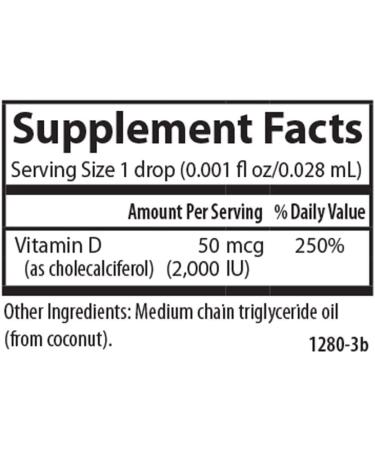 Carlsons Super Daily D3 Vitamin D Drops 2 000 IU per Drop One Year Supply Liquid Vitamin D3 Heart and Immune Health Vegetarian Liquid Vitamin D Drops Non - Buy Online on GoSupps.com