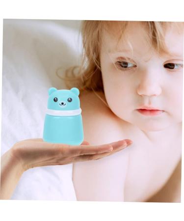 POPETPOP 2pcs Body Powder Box Small Containers Body Talcum Lovely Bear Baby Powder Case Child Cartoon Bracket Blue 10x7cm - Buy Online on GoSupps.com