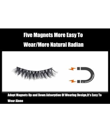 Elara Craft Magnetic Eyelashes - Reusable Double Sided Waterproof Lashes with Applicator | Style 3 for Effortless Beauty - Buy Online on GoSupps.com