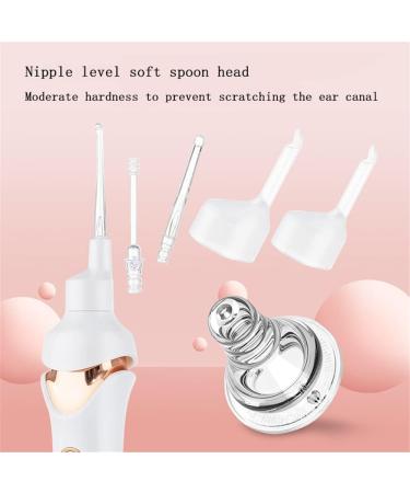 Child Silicone Electric Ear Scoop 5-in-1 Safety Painless Earwax Remover - Cordless Vacuum Ear Wax Cleaning Tool - Buy Online on GoSupps.com