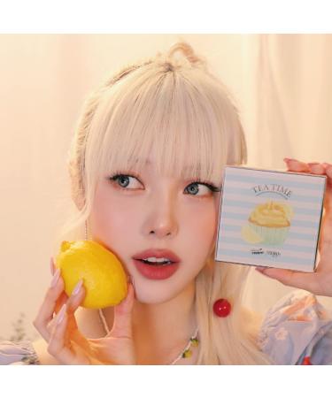 FreshO2 x Pony Lemon Tart Palette - 2 Highlight & Contour Shades | Vegan Cruelty-Free Makeup | Made in Taiwan - Buy Online on GoSupps.com