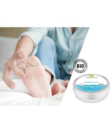 Greenendoor Organic Foot Balm 75ml - Natural Foot Care Cream for Soothing & Revitalizing | 4x Productivity in Foot Care - Buy Online on GoSupps.com
