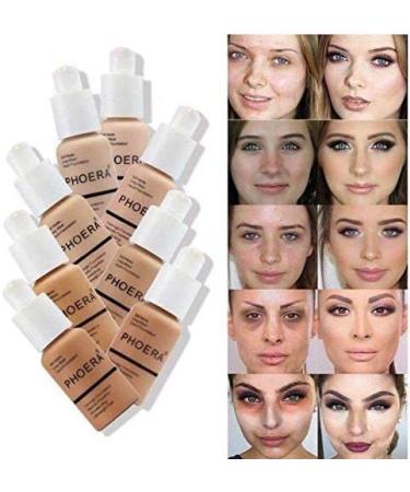 Aquapurity Phoera Full Coverage Foundation Makeup | Soft Matte | Oil Control | Conceal | 30ml | Long Lasting | Smooth Cream (102 Nude) - Buy Online on GoSupps.com
