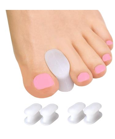 4 pieces toe spreader toe separator hallux valgus toe correction gel correction