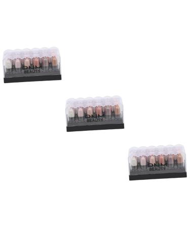 TOVINANNA 3 Boxes 12 Shadow Box Eyeshadow Makeup Kit Women s Suits Boxed Makeup Tools Woman Plastic