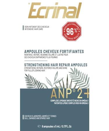 Ecrinal ANP2+ Hair Vials - Hair Loss Prevention Serum for Growth and Strength - All Hair Types - Buy Online on GoSupps.com