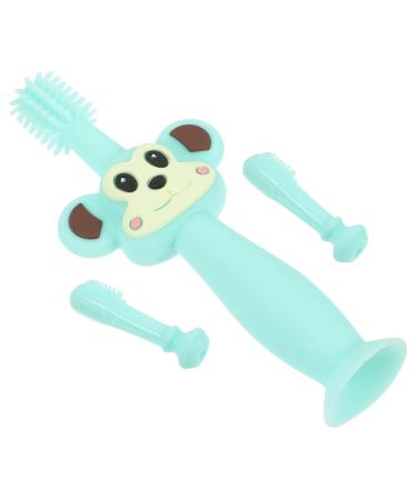 Healvian Silicone Teether Toothbrush Training Brush Toddler Soft Fur