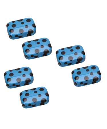 Solustre 6 pc for the eyes colored contact lenses pocket contact lens hole contact lenses donor lentil organizer lentil tank lentiletui colored contact lenses container care box