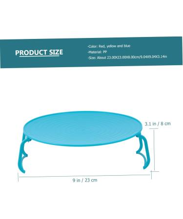 Alipis 6 Pcs Microwave Bracket Veggie Tray Folding Tray Rounded Food Tray Holder Rack Bracket Multifunction - Buy Online on GoSupps.com