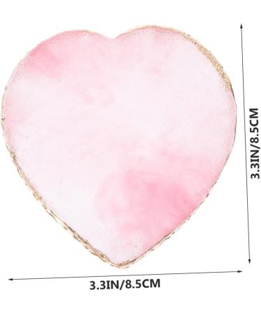  SOESFOUFU Nail Palette Nail Art Polish Mixing Plate Nail Color Mixing Plate Nail Mixing Plate Nail Mixing Nail Accessories Heart Shape Resin - Buy Online on GoSupps.com