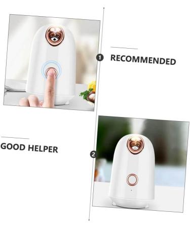 PLAFOPE Abs White Portable Facial Handy Mist Sprayer Mist Humidifier Home Sauna Spa - Buy Online on GoSupps.com