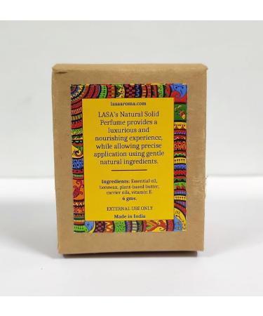 ANANYA FASHION & CRAFTS HUB Nag Champa Natural Solid Perfume Beeswax Long Lasting Body Fragrance Balm Solid State Eau De Perfum in Wooden Jar 6 gm - Buy Online on GoSupps.com