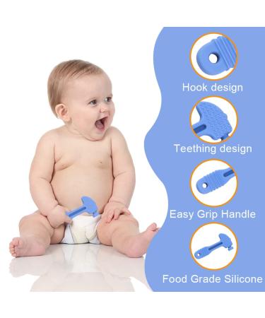 Silicone Teething Toys for Babies 0-12 Months | BPA Free Baby Teether Chew Toys with Teething Gel Relief | 4PCS Set - Buy Online on GoSupps.com