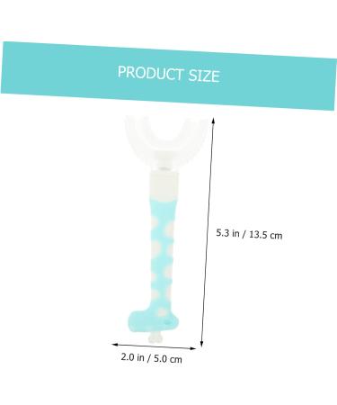 Buy Kombiuda 3-Piece Children's U-Shaped Silicone Toothbrush Set | Heated Eye Pads & Food-Grade Silicone Cleaning Tools for Kids | Safe & Effective Oral Care - Buy Online on GoSupps.com