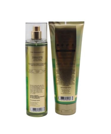 Bath & Body Works COCONUT LIME VERBENA Fine Fragrance Mist & Ultimate Hydration Body Cream 2-piece Gift Set with a Blue Bow for Holidays Full Size - Buy Online on GoSupps.com
