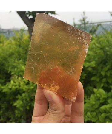 Natural Crystal Rough Natural Dark Yellow Calcite Rough Stone Mineral Reiki Healing Gemstone Crystal for Home Decor - Buy Online on GoSupps.com