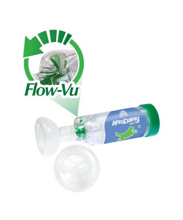 AeroDawg The Original Canine Aerosol Chamber Inhaler Spacer for Dogs and Puppies with Exclusive Flow-VU Indicator Dogs 20lbs or Less