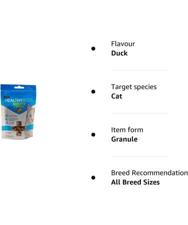 VetIQ Healthy Bites Breath & Dental Cat Treats 65 g (Pack of 8) - Buy Online on GoSupps.com