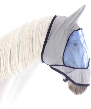 Buy Bucas Buzz-Off Deluxe Fly Mask with Ears Blue XL | Best International Shipping - Buy Online on GoSupps.com