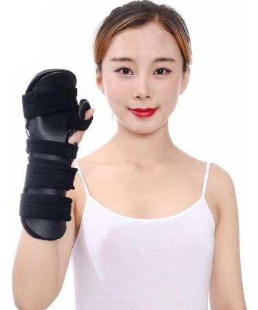 Fracture Fixation Scaffold Wrist Brace - Adjustable Night Splint for Stroke Pain Tendonitis & Sprains - Breathable Support for Left Hand (Large - Buy Online on GoSupps.com