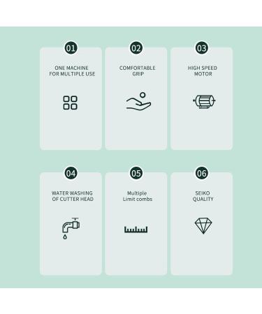 4 in 1 Hair Trimmer - Multi-Functional Grooming Clipper for Men | Beard Eyebrow & Nasal Hair Removal - Buy Online on GoSupps.com