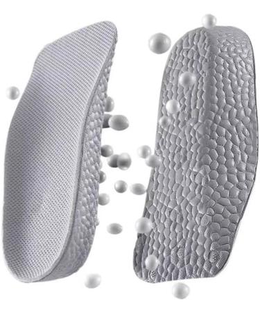 Elevated Insole for Men & Women - Comfort & Breathability - 3.5cm Thick Cushion Half Insole (Gray) | International Shipping - Buy Online on GoSupps.com
